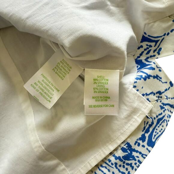 NWT Lilly Pulitzer Fiesta Top In Coastal Blue Size 4 - Picture 6 of 6